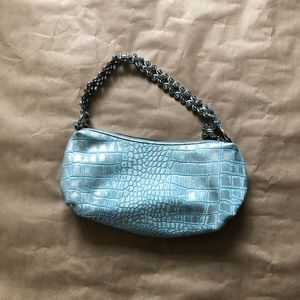 Elliott Lucca Crocodile Skin Leather Handbag